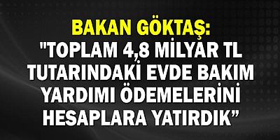 Bakan Göktaş: 