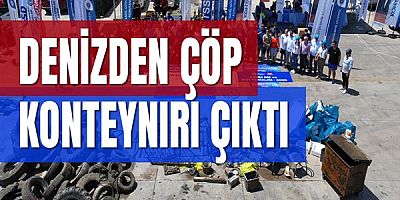Balıkçı Barınağı’nda deniz dip temizliği 