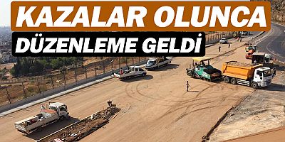Barış Manço ve Alparslan Türkeş Bulvarı kesişiminde kavşak düzenlemesi yapılıyor.