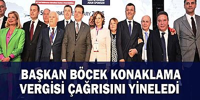 Başkan Böcek konaklama vergisi çağrısını yineledi 