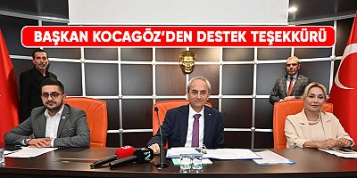 Başkan Kocagöz’den destek teşekkürü