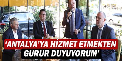 Başkan Muhittin Böcek, ‘Antalya’ya hizmet etmekten gurur duyuyorum’