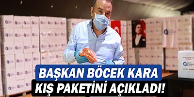 Başkan Muhittin Böcek kara kış paketini açıkladı!