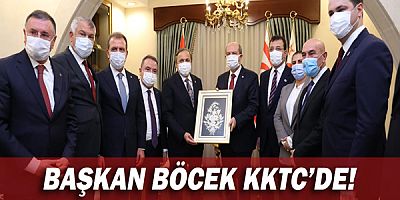 Başkan Muhittin Böcek Kuzey Kıbrıs Türk Cumhuriyeti’nde! 