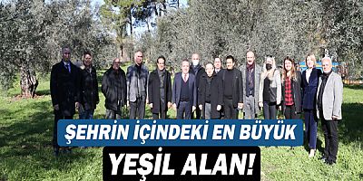 Başkan Muhittin Böcek Zeytin Park’ı ziyaret etti!