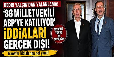 Bedri Yalçın'dan Yalanlama!