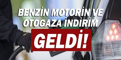 Motorin ve LPG'de indirimler pompa fiyatına yansımaya başladı!