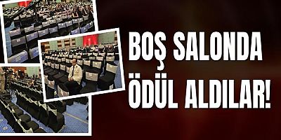 Boş Salonda Ödül Aldılar!