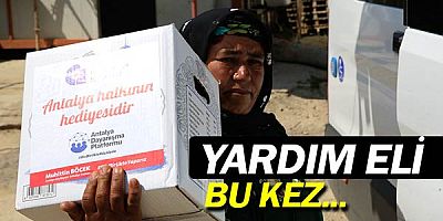 Bu kez yardım eli Serik'e uzandı.