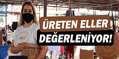  Bu pazarda kadın emeği değerleniyor.