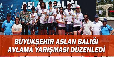 Büyükşehir Aslan Balığı Avlama Yarışması Düzenledi