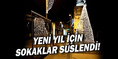 Büyükşehir Belediyesi Antalya’yı yeni yıl için süsledi