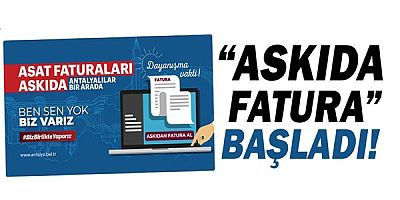 Büyükşehir Belediyesi ‘Askıda Fatura’ uygulaması başlattı