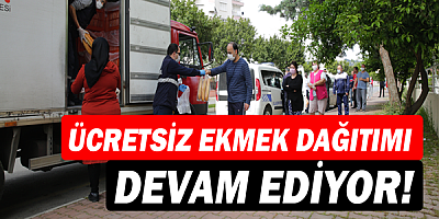 Büyükşehir Belediyesi ücretsiz ekmek dağıtımına devam ediyor