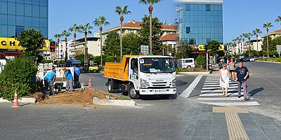 Büyükşehir’den Alanya’da Mola Kavşağı’na düzenleme