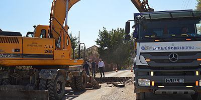 Büyükşehir Döşemealtı’nda çalışma başlattı