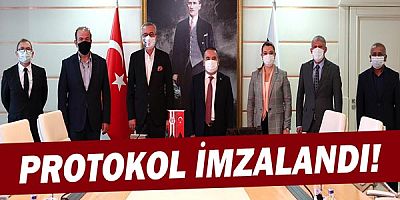 Büyükşehir ile Antalyaspor arasında işbirliği protokolü imzalandı!