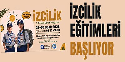 Büyükşehir’in 7. dönem izcilik eğitimleri başlıyor