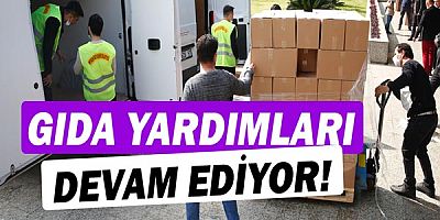 Büyükşehir’in gıda yardımı devam ediyor