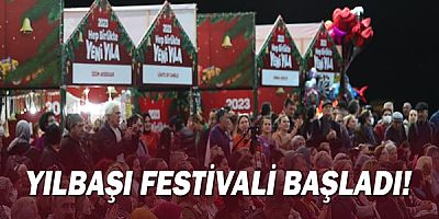 Büyükşehir’in yılbaşı festivali başladı