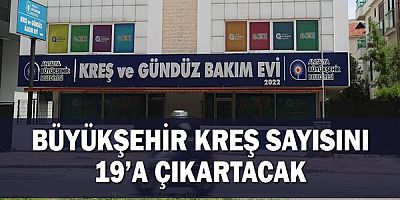 Büyükşehir kreş sayısını 19’a çıkartacak
