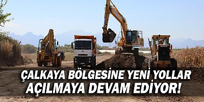 Çalkaya bölgesine yeni yollar açılmaya devam ediyor!