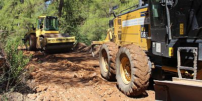 Çamlıca Mahallesi’nde asfalt hazırlığı