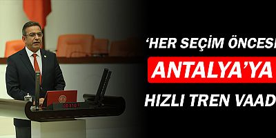 Çetin Osman Budak'tan hızlı tren eleştirisi!