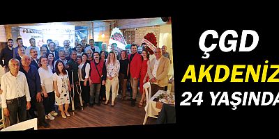 ÇGD Akdeniz 24 yaşında