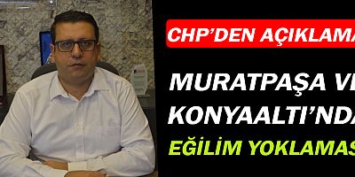 CHP Antalya'dan Eğilim Yoklaması!