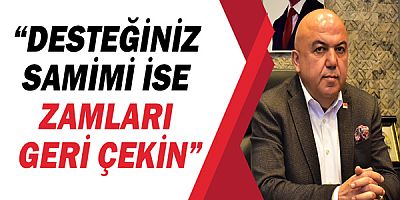 CHP Antalya İl Başkanı Nuri Cengiz'den Ak Parti iktidarına çağrı!