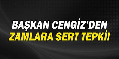 CHP Antalya İl Başkanı Nuri Cengiz'den zamlara sert tepki!