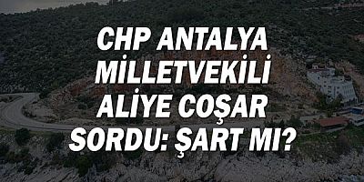 CHP Antalya Milletvekili Av. Aliye Coşar, AFAD Otel projesini sordu!
