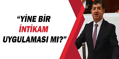CHP Antalya Milletvekili Cavit Arı, “Yine bir intikam uygulaması mı?”