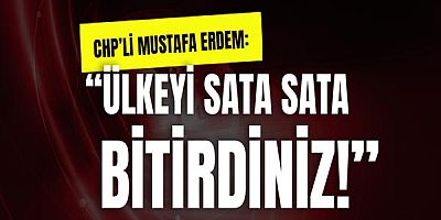 Chp’li Mustafa Erdem: Ülkeyi Sata Sata Bitirdiniz!