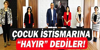 Çocuk istismarına ‘Hayır’ dediler!