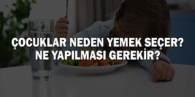 Çocuklar Neden Yemek Seçer? Ne Yapılması Gerekir?