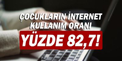 Çocukların İnternet kullanım oranı %82,7 oldu!