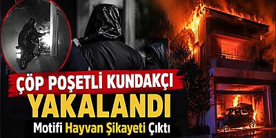 Çöp Poşetli Kundakçı Yakalandı: Motifi Hayvan Şikayeti Çıktı