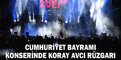 Cumhuriyet Bayramı konserinde Koray Avcı Rüzgarı