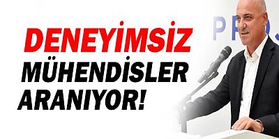 Deneyimsiz mühendisler aranıyor!