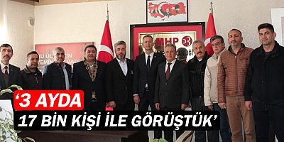 Deniz Karataş, MHP Aksu İlçe Başkanlığını ziyaret etti