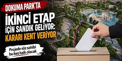 Dokuma Park'ta İkinci Etap İçin Sandık Geliyor: Kararı Kent Veriyor