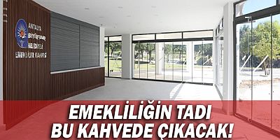 Düden Emekli Kahvesi’nin yapımı tamamlandı. Emekliliğin tadı bu kahvede çıkacak!