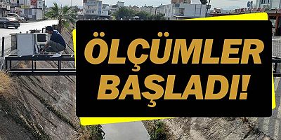 Düden Şelalesinde su seviyesi ölçümleri başladı.