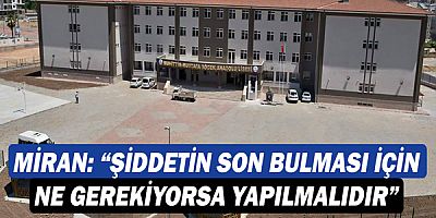 Eğitim Bir Sen Antalya Şube Başkanı Eyüp Bülent Miran, “Şiddetin son bulması için ne gerekiyorsa yapılmalıdır” 