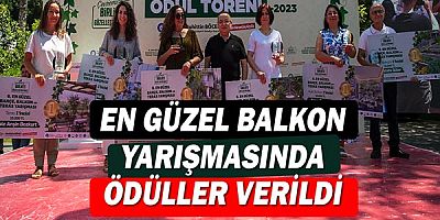En güzel balkon yarışmasında ödüller verildi