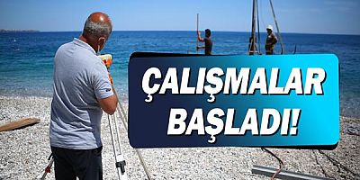 Engelsiz plajda çalışmalar başladı