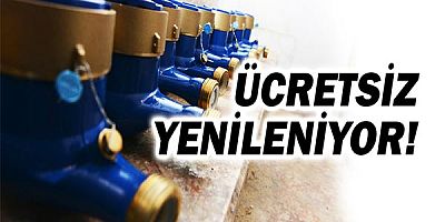 Eskiyen su sayaçları yenileniyor