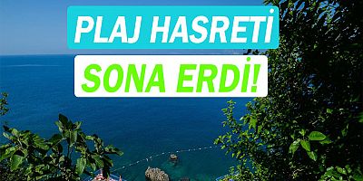 Falez plajları açıldı.